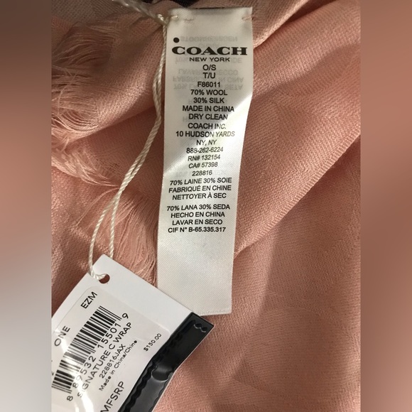 Coach Signature Wrap In Blush2 - Picture 6 of 8